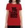 Tricou adler dama the real boss rosu