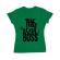 Tricou adler dama the real boss verde mediu