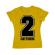 Tricou adler dama together galben