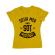 Tricou adler dama un sot minunat galben