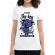 Tricou adler dama you hold the key alb