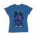 Tricou adler dama you hold the key albastru azuriu
