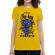 Tricou adler dama you hold the key galben