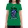 Tricou adler dama you hold the key verde mediu
