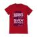 Tricou adler barbat open books rosu