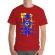 Tricou adler barbat owl rosu