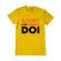 Tricou adler barbat scurt si pe doi galben