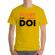 Tricou adler barbat scurt si pe doi galben
