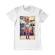 Tricou adler barbat tiger head alb