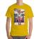 Tricou adler barbat tiger head galben