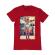 Tricou adler barbat tiger head rosu