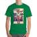 Tricou adler barbat tiger head verde mediu
