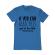 Tricou adler barbat too close albastru azuriu