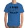 Tricou adler barbat too close albastru azuriu