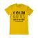 Tricou adler barbat too close galben