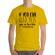 Tricou adler barbat too close galben
