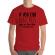 Tricou adler barbat too close rosu