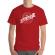 Tricou adler barbat when nothing goes right rosu