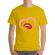 Tricou adler barbat buze si inima galben