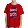 Tricou adler copil open books rosu