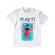 Tricou adler copil play alb