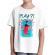 Tricou adler copil play alb