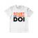 Tricou adler copil scurt si pe doi alb