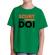 Tricou adler copil scurt si pe doi verde mediu