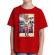 Tricou adler copil tiger head rosu