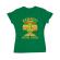 Tricou adler dama namaste motherfucker verde mediu