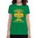Tricou adler dama namaste motherfucker verde mediu