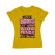 Tricou adler dama open books galben