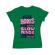 Tricou adler dama open books verde mediu