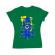 Tricou adler dama owl verde mediu