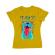 Tricou adler dama play galben