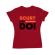 Tricou adler dama scurt si pe doi rosu