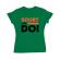 Tricou adler dama scurt si pe doi verde mediu