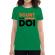Tricou adler dama scurt si pe doi verde mediu