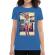 Tricou adler dama tiger head albastru azuriu