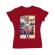 Tricou adler dama tiger head rosu