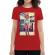 Tricou adler dama tiger head rosu