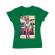 Tricou adler dama tiger head verde mediu