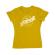 Tricou adler dama when nothing goes right galben