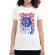 Tricou adler dama your daddy alb
