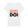 Tricou stanley stella dama scurt si pe doi alb