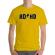 Tricou adler barbat adhd galben