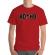 Tricou adler barbat adhd rosu