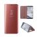 Husa Book Cover Clear view compatibil Samsung Galaxy J7 2017 rose