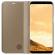Husa Book compatibil Samsung galaxy Samsung Note 9 Gold Clear view