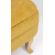 Bancuta cu spatiu depozitare picioare lemn natur si tapiterie stofa galbena chenille 102 cm x 41 cm x 49 h